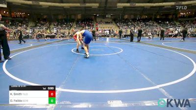 195 lbs Consi Of 8 #1 - Kaleb Smith, Tulsa Blue T Panthers vs Dax Feilds, Berryhill Wrestling Club