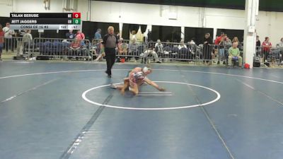 75 lbs Consi Of 16 #2 - Talan Berube, ME vs Jett Jaggers, OH