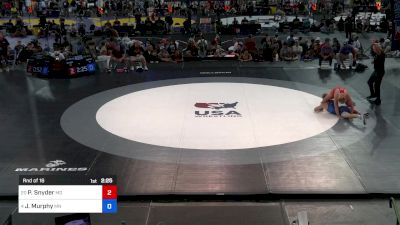 190 lbs Rnd Of 16 - Peter Snyder, MD vs John Murphy, MN