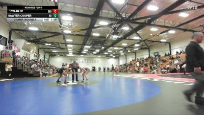 141 lbs Champ. Round 2 - Dylan Le, Ohio Northern vs Sawyer Cooper, Heidelberg