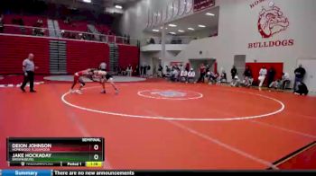 106 lbs Semifinal - Deion Johnson, Homewood Flossmoor vs Jake Hockaday, Brownsburg