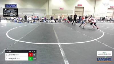 150 lbs Rr Rnd 1 - Jared LaPlante, Askren Wrestling Academy - (B) vs Jacob Thompson, Michigan Premier WC - (A)