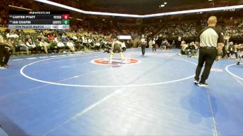 157 Class 2 lbs 5th Place Match - Carter Pyatt, Potosi vs Ian Chapin, Lafayette (St. Joseph)