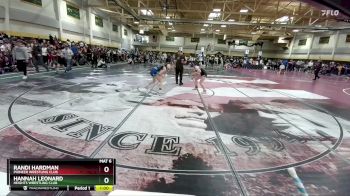 115 lbs Cons. Semi - Randi Hardman, Pioneer Wrestling Club vs Hannah Leonard, Heights Wrestling Club