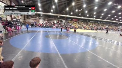 105 lbs Cons. Round 2 - Brayden Twibell, Touch Of Gold vs Cash Williams, MATPAC Wrestling