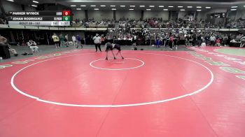 157 lbs Champ. Round 1 - Johan Rodriguez, El Paso vs Parker Wyrick, Lubbock