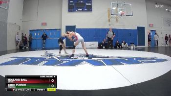 126 lbs Cons. Round 4 - Libby Purser, Preston vs Holland Ball, Grace