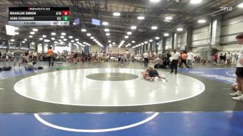 113 lbs Rr Rnd 2 - Branlun Simon, Attrition Wrestling Scar vs Jose Cordero, Team 922