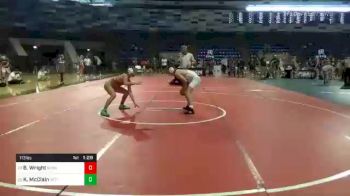 113 lbs Prelims - Bubba Wright, Wichita WC vs Kolby McClain, Victory