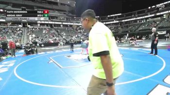 G235-4A Cons. Round 2 - Faith DeHerrera, Pueblo Central Girls vs Abigail Gray, Antonito Girls