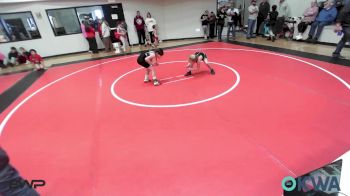 62-67 lbs Rr Rnd 3 - Layla Waldeck, Salina Wrestling Club vs Danica Budzinski, Grove Takedown Club