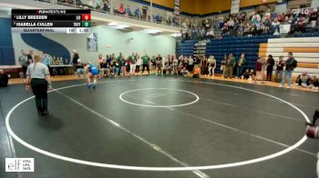 100 lbs. Quarterfinal - Lilly Breeden, Liberty vs Isabella Cullen, Troy Buchanan