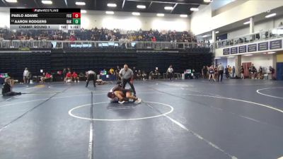 149 lbs Champ. Round 1 - Pablo Adame, Fresno City College vs Aaron Rodgers, Bakersfield
