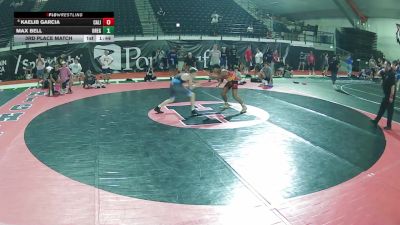 113 lbs 3rd Place Match - Kaelib Garcia, California vs Max Bell, Oregon