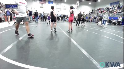 85 lbs Round Of 16 - Clayton Slife, Elgin Wrestling vs Nathanial Brunson, Noble Takedown Club