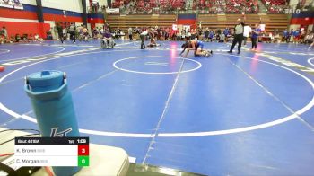 155 lbs Quarterfinal - Khoner Brown, Bixby HS Boys vs Cameron Morgan, Bristow