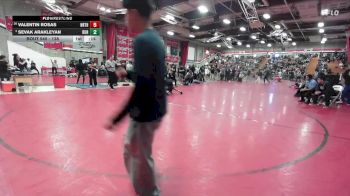 138 lbs Cons. Round 4 - Valentin Rosas, North Torrance vs Sevak Arakleyan, Burbank