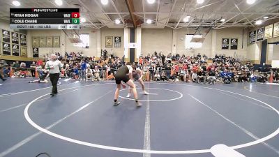 165 lbs Quarterfinal - Ryan Hogan, Wakefield vs Cole Chase, Wayland