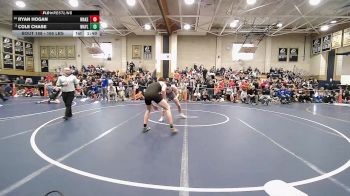 165 lbs Quarterfinal - Ryan Hogan, Wakefield vs Cole Chase, Wayland