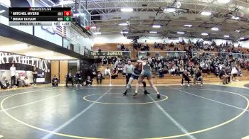 190 lbs Quarterfinal - Mitchel Myers, Green vs Brian Taylor, North Ridgeville