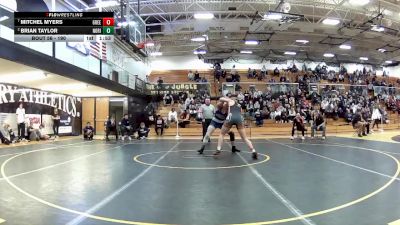 190 lbs Quarterfinal - Mitchel Myers, Green vs Brian Taylor, North Ridgeville