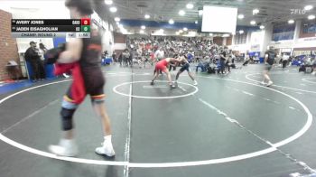 138 lbs Champ. Round 2 - Jaden Eisagholian, Calvary Chapel (Santa Ana) vs Avery Jones, Oakdale