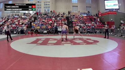 215 lbs Cons. Semi - James Davenport, Friendship Christian School vs Luka Lemaota, Father Ryan High School