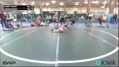 90 lbs Rr Rnd 4 - Emery Hunter, Duncan Demon Wrestling vs Ledger Wright, Powerhouse Blue