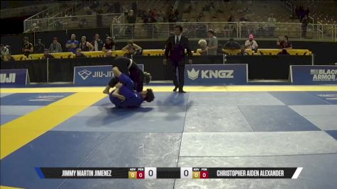 Christopher Aiden Alexander vs Jimmy Martin Jimenez 2025 Pan Jiu Jitsu IBJJF Championship