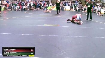 119 lbs Champ. Round 2 - Cole Cichocki, Michigan Premier vs Lucas Barrios, KongKrete Wrestling Academy