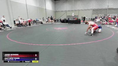 165 lbs Placement Matches (8 Team) - James Bowers, Georgia vs Matthew Mann, Oklahoma Red