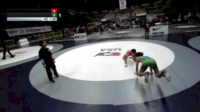 132 lbs Cons. Quarters - Steve Martinez, Righetti High School Wrestling vs Maximo Mendoza