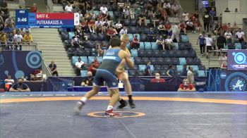 65 kg 1/8 Final - Karl Edvin Hugo Baff, Sweden vs Anri Putkaradze, Georgia