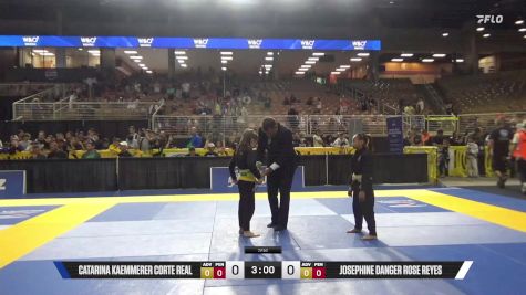 Josephine Danger Rose Reyes vs Catarina Kaemmerer Corte Real 2025 Pan Kids Jiu-Jitsu IBJJF Championship