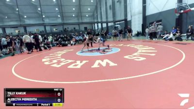 125 lbs Cons. Round 4 - Tilly Kakuk, CA vs Aleeciya Meredith, WA