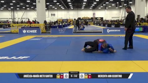 ANGÉLICA-MARÍA NIETO SANTOS vs MEREDITH ANN SCIORTINO 2025 World IBJJF Jiu-Jitsu No-Gi Championship