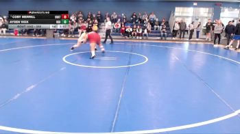 285 lbs Champ. Round 1 - Coby Merrill, Unattached vs Ayden Viox, Northern State