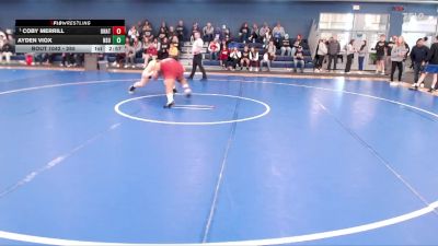 285 lbs Champ. Round 1 - Coby Merrill, Unattached vs Ayden Viox, Northern State