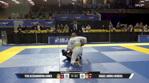 Yeva Oleksandrivna Humen vs Raquel Andrea Herrera 2026 Pan Kids Jiu-Jitsu IBJJF Championship