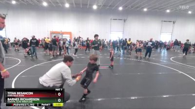 45 lbs Quarterfinal - Titan Besancon, Hard Rock Rams vs Barnes Richardson, Coastal Elite Wrestling