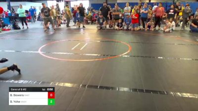 60 lbs Consi Of 8 #2 - Braxton Bowers, 84 Athletes vs Brody Yohe, Havers Hammers