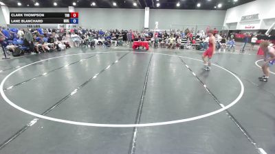 165 lbs Clark Thompson, Team North Dakota vs Lane Blanchard, Team Michigan - Blue
