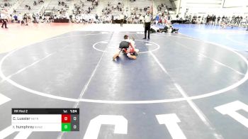 106 lbs Rr Rnd 2 - Charlie Lussier, MetroWest United Black vs Rowen Humphrey, Buffalo Valley Blue