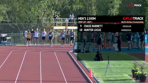 Men's 1500m, Heat 2
