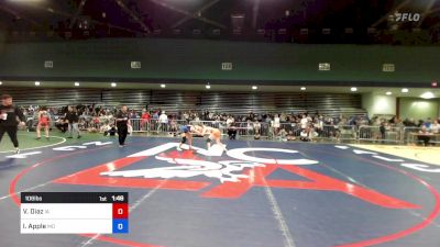 106 lbs Round Of 32 - Violet Diaz, IA vs Isabelle Apple, MO