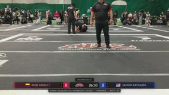 Rosie Carrillo vs Sabrina Rapisarda 2026 ADCC New Jersey Open