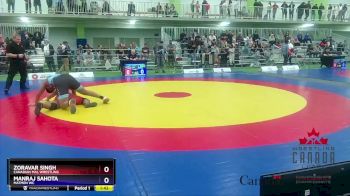 100kg Round 1 - Zoravar Singh, Canadian Mal Wrestling vs Manraj Sahota, Matmen WC