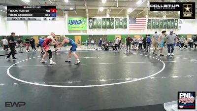 165 kg 3rd Place - Isaac Hunter, Pinnacle Wrestling Club vs Beau Gardineer, Gold Rush Wrestling