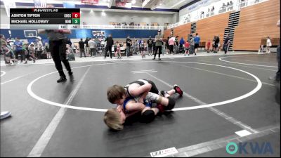 61 lbs Consi Of 8 #2 - Ashton Tipton, Choctaw Ironman vs Michael Holloway, Team Nomad