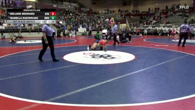 6A 125 lbs 1st Place Match - Melanie Medrano, Springdale vs Isabella Easterling, Bentonville West